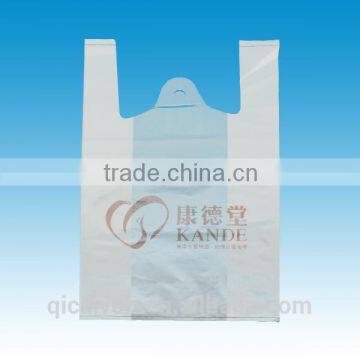 Cheappest and best selling promotional supermarket HDPE/LDPE t-shirt plastic bag with top grade printing                        
                                                Quality Choice