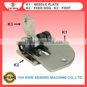 Sewing Accessories Roller Feet Single Needle K1 NEEDLEPLATE/K2 FEED DOG/K3 FOOT Presser Feet