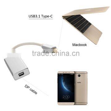 USB3.1 cable usb c type c to mini dp converter