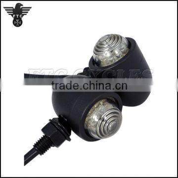 Smoke Lens Aluminum LED Winker Light Custom Motorcycle Turn Signals