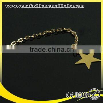 Star Gold Long Necklace Jewelry, Long Tassel Necklace photo-6