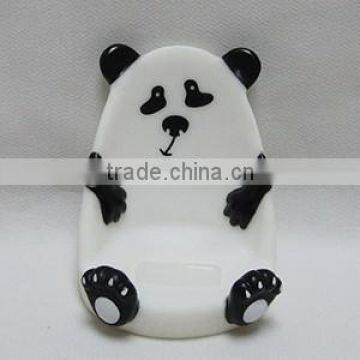 plastic panda handset seat, mobile phone holder