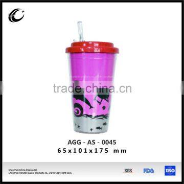 hot sale change color new design drinking Cups 16 oz 450ml double wall mug