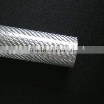 Silver Weaving Surface Fiberglass Tube