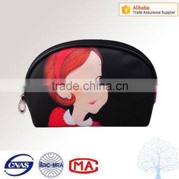 Wholesale PU Cosmetic Bag With Long Zipper photo-3