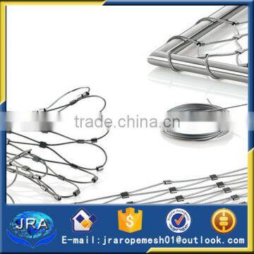 Garden Fence Mesh Eco-friendly Stainless Steel Metal Garden Fence Wire Rope Mesh