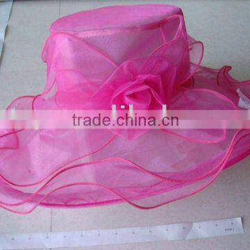 organza hat