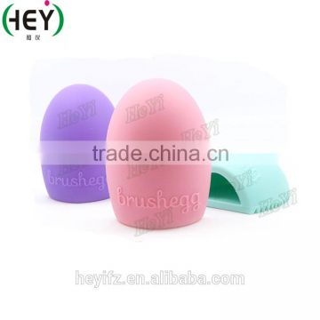 Hot Sell Multicolored Brushegg Silicone Makeup Brush Cleaner