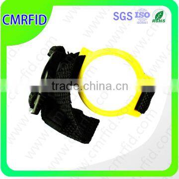Watch like style nylon rfid wristband bracelt for event