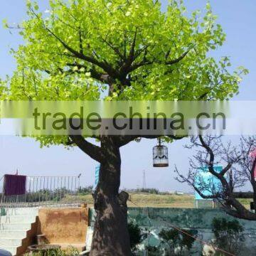 Factory Directly Sale Outdoor And Indoor Decorative Artificial Oak Tree,Fiberglass Artificial Oak Tree Branches And Leaves