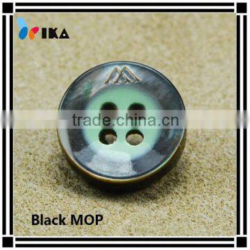 custom shell button with blue hole