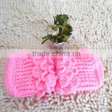 hand made various colors new born baby Crochet Slippers