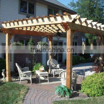 CE,FSC,SGS Certification wpc waterproof best price waterproof wpc pergola price