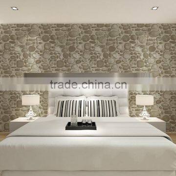Chinese Classical Interior Wallpaper Stereoscopic Stone Pattern Wallpaper 3d Vinyl Wallpaper