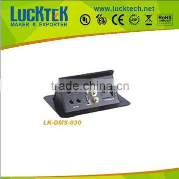 multimedia universal tabletop hidden socket with RJ45