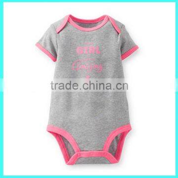 High quality short sleeve baby catsuit new born baby bodysuit toddler girls bodysuit                        
                                                Quality Choice