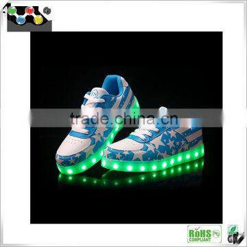 Newest LED Lighting Star Shoes Men Comfortable Causal Star Shoes With Remote Control