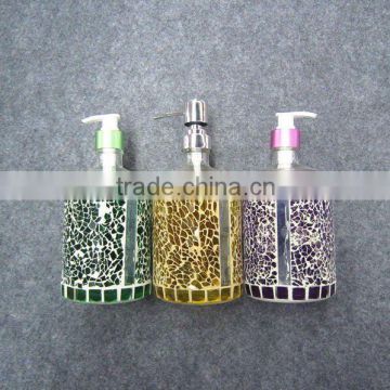 mosaic lotion bottle with pump sprayer