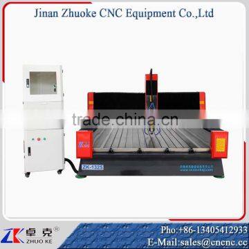 Hot Sale CNC Engraving Machine For Stone Wood Metal ZK-1325 With 5.5KW Spindle&Servo Motor Of PCI NcStudio Controller