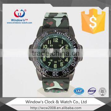 military silicone wrist watch for mans sport watch