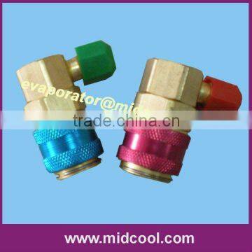 90 degree R134a quick coupler air tools