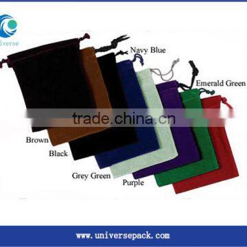 Durable Mini Drawstring Velvet Pouches/bags With Custom Color