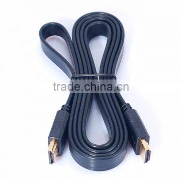 Wholesale Version1.4 colorful flat HDMI cable male to male 1m