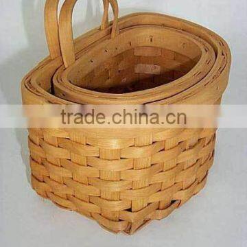 Kitchen Bamboo Hanging Basket
