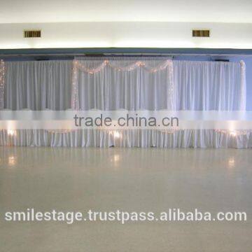 Wholesale aluminum backdrop stand pipe drape for wedding event