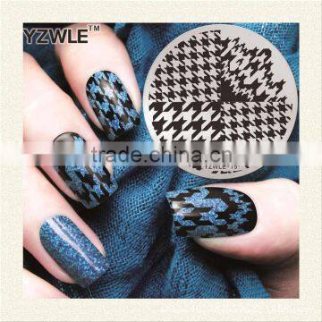 2016 Factory Outlets Nail Art Stamping Plates DIY NEW Stainless Steel Handle Flower Stencils Templates for Nails Polish photo-6