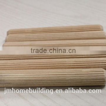 Multi groove wood dowels with competitive price