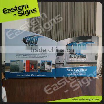 Tension Fabric Pop Up A Frame Banner Dye Cardboard Exhibition Stand