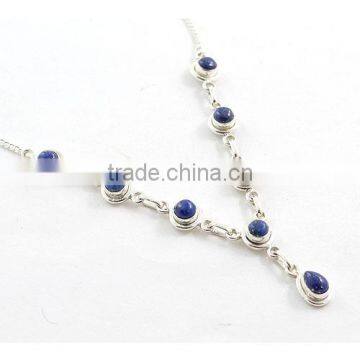 Lapis lazuli necklace 925 Sterling silver Jewelry Wholesale Necklace Pure Silver Necklace silver jewelry for women