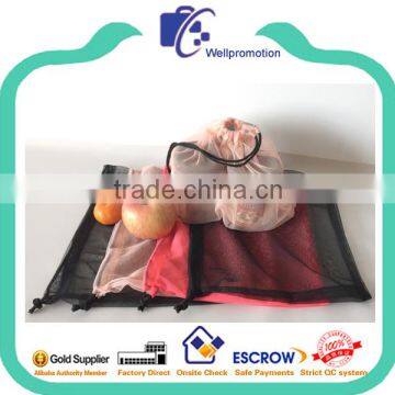 Mesh Small Drawstring Bags for Fruits and Vegetables photo-2