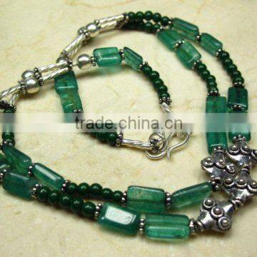 Silver Bead Necklace