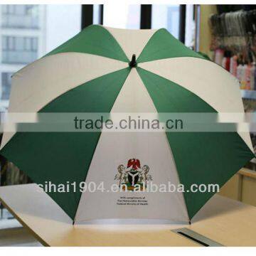 Crank handle wholesale subway umbrella with flag