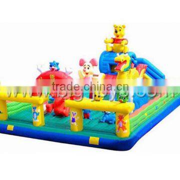 Hot sale giant inflatable outside amusement playground winnie fun city