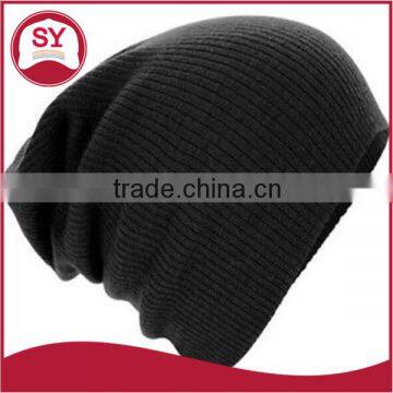 Custom beanie hat no fold brim,acrylic kintted hat,embroidery winter hat