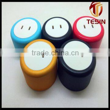 Colorful and multifunctional charging plug holder and USB cable winder as storage box