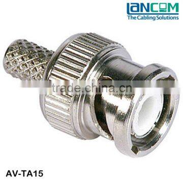 Good Quality Zinc Alloy TV Connector BNC Crimping Type