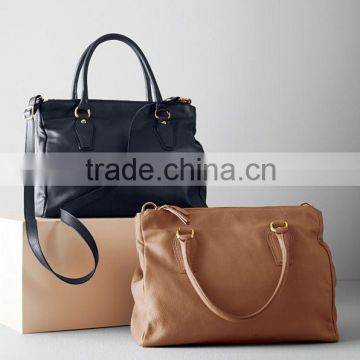 2014 Designer woman leather shoulder bag satchel