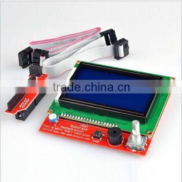 Original Brand New 3D printer smart controller RAMPS 1.4 LCD 12864 LCD control panel blue screen
