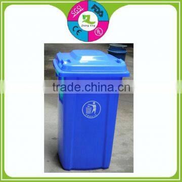 manufacture plastic dustbin high quality standing plastic garbage can