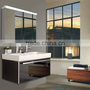 Home decor good quality bathroom furniture mirror cabinet with light