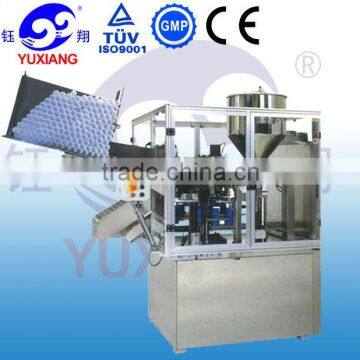 Soft plastic tube filling and sealing machine for cream filling and sealing machine