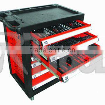 2015 HIGH QUALITY tool trolley 220pcs tool cabinet with swiss kraft professional 220pcs tools