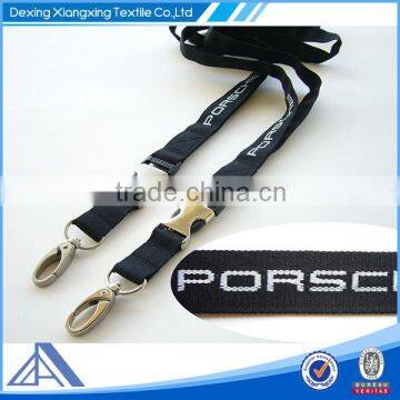 Lanyard Black Detachable Key Chain Badge/ID Holder Cell Phone Strap