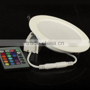 Ultrathin 5W 10W 24 ColorsTube Lamps RGB LED Ceiling Panel Down Light With Remote Controller photo-2