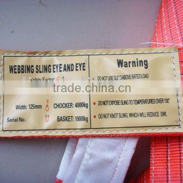 webbing sling