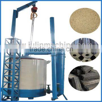 Charcoal retort kiln for biomass wood charcoal making machine